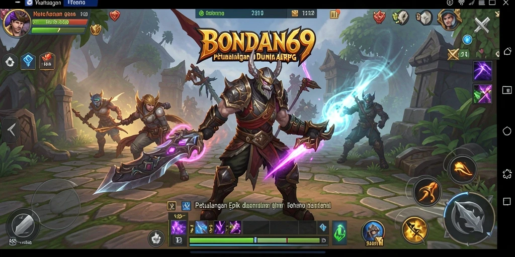 Screenshot gameplay BONDAN69 yang menampilkan aksi mendebarkan di dunia ARPG.