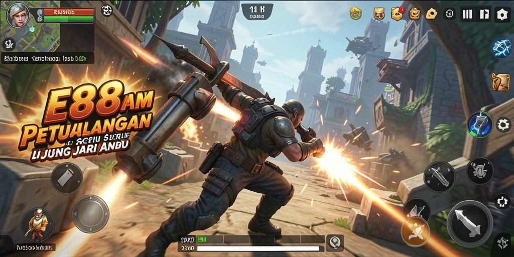 Screenshot gameplay E88 menampilkan aksi seru dan grafis yang memukau.