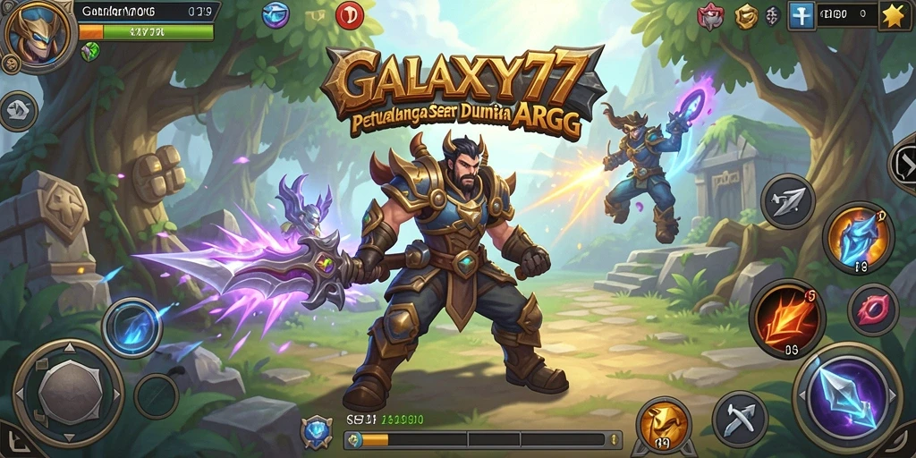 Tampilan gameplay seru dan grafis menawan dari GALAXY77.