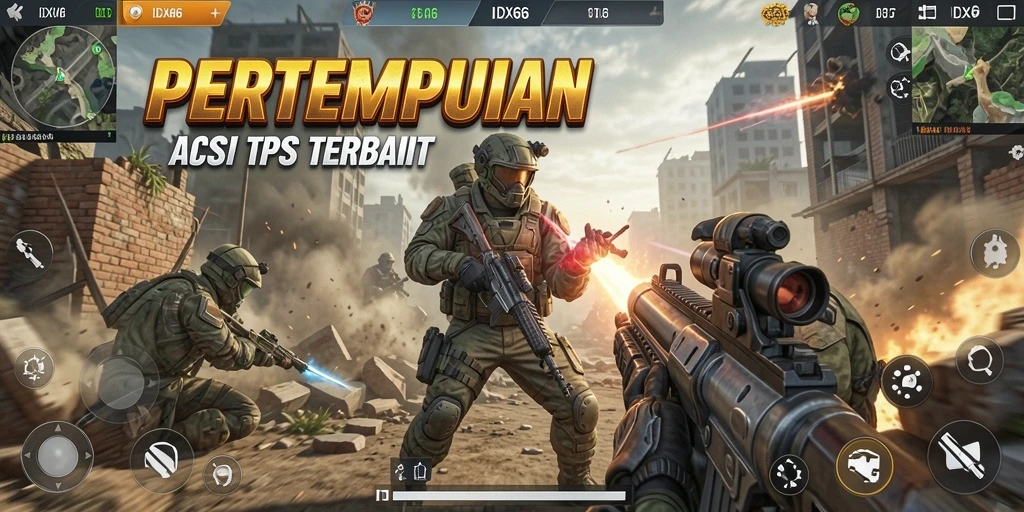 Tampilan gameplay seru dan mendebarkan dalam IDX66.
