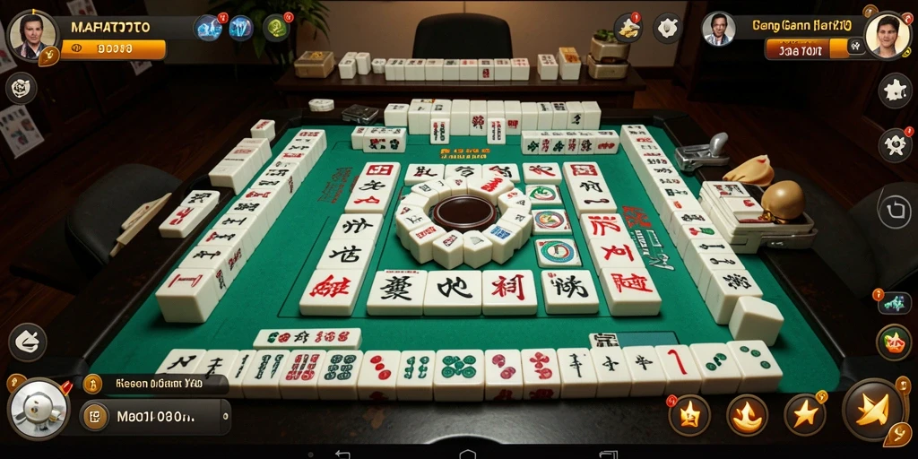 Tangkapan layar gameplay MAFIATOTO yang menampilkan momen seru permainan Mahjong.