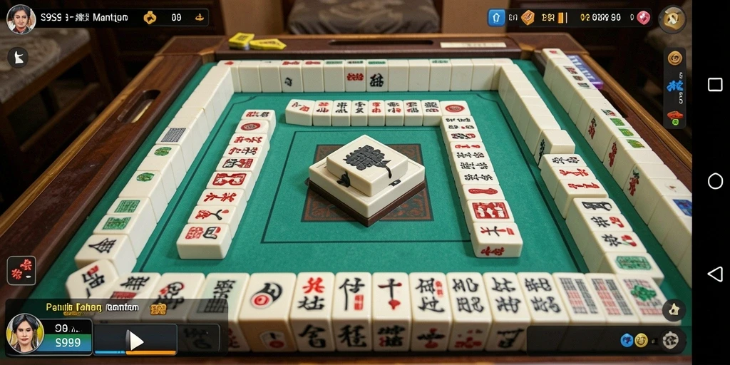 Tampilan permainan S9S9 yang menarik dengan grafik Mahjong yang memukau.