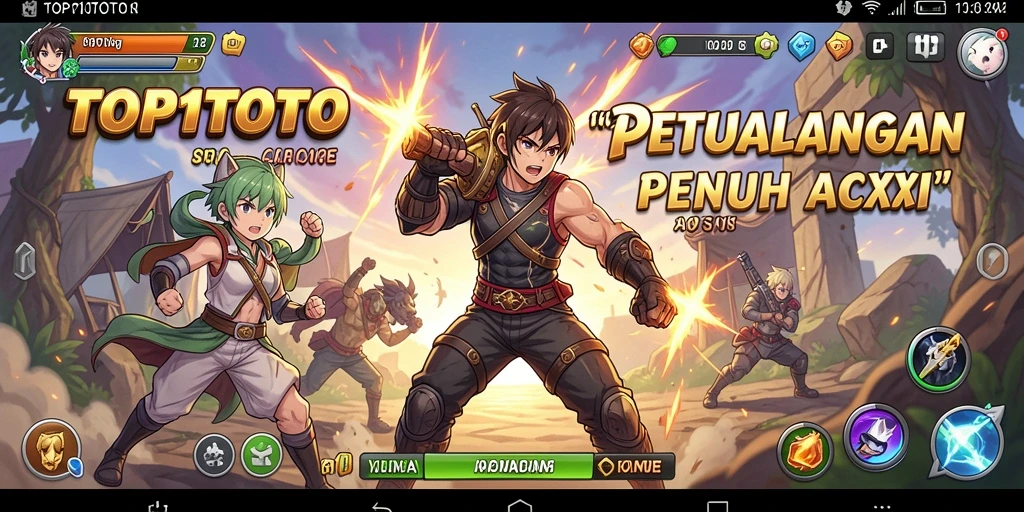 Gameplay seru dengan karakter anime ikonik dalam aksi.