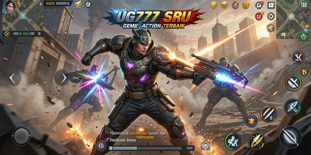 Tampilan aksi seru dalam gameplay UG777 yang menegangkan.